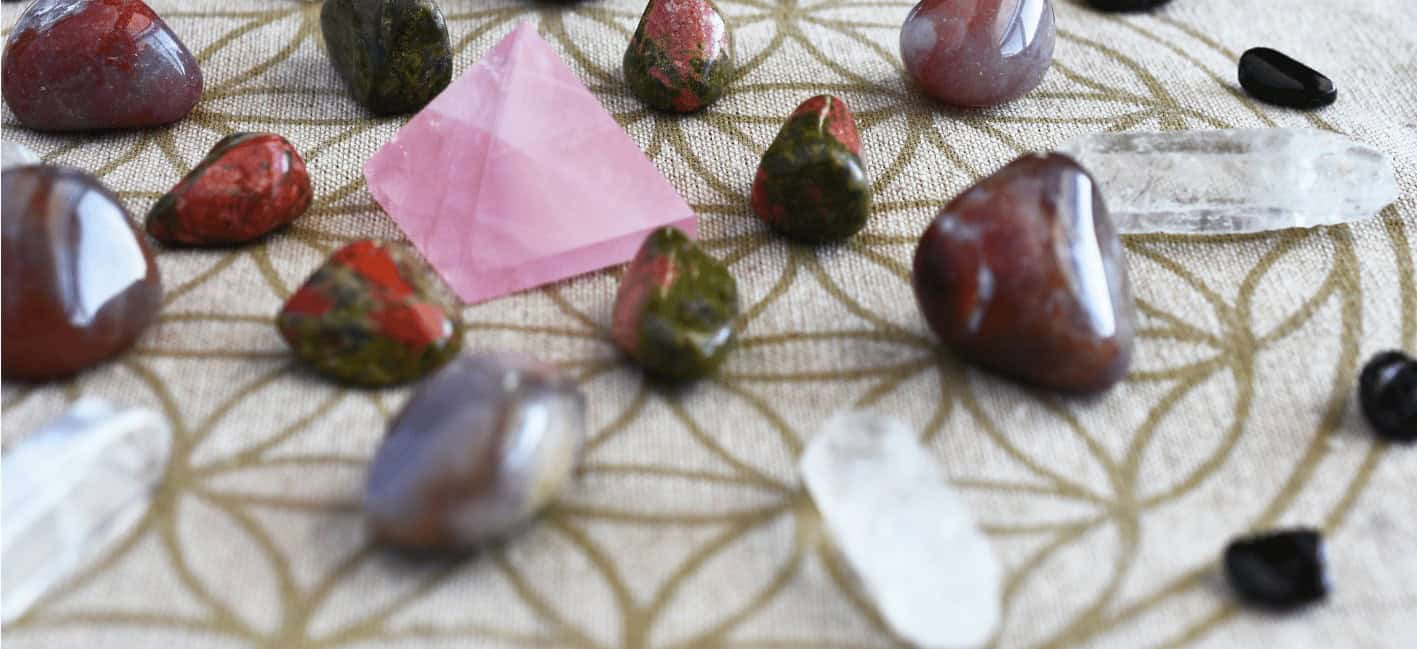 Crystals & geometric symbols